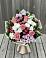 Букет цветов из: Альстромерии, Гвоздики, Розы и Хризантемы в Новощербиновской