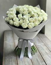 Букет 35 Белых роз в Новощербиновской