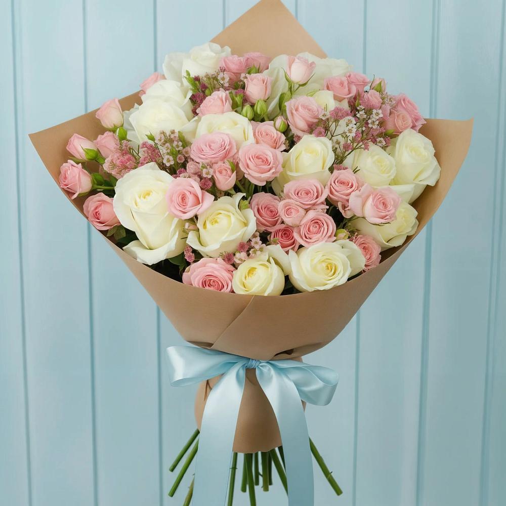 Букет цветов из: Розы в Новощербиновской