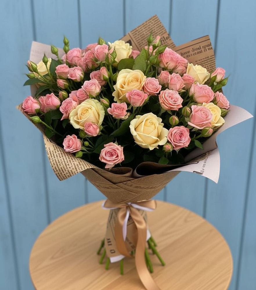 Букет цветов из: Розы в Новощербиновской