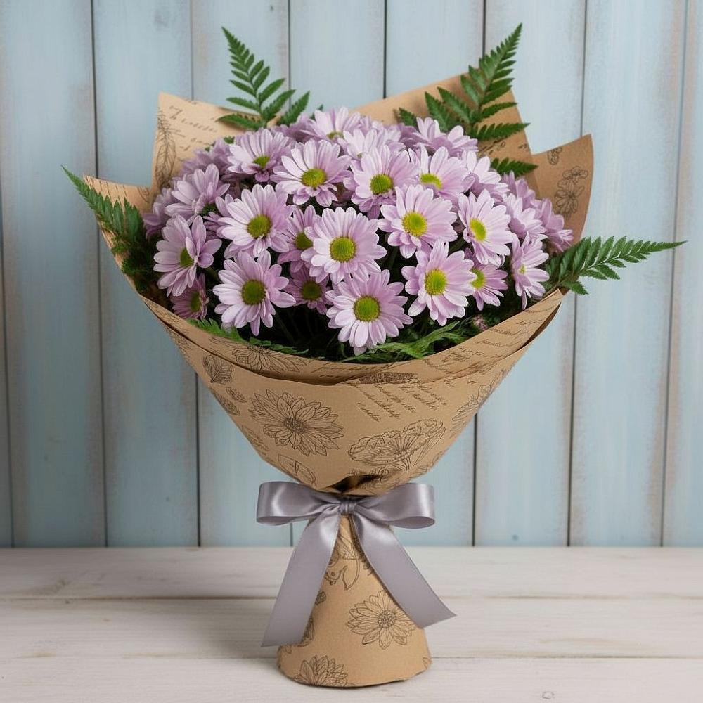 Букет цветов из: Хризантемы в Новощербиновской