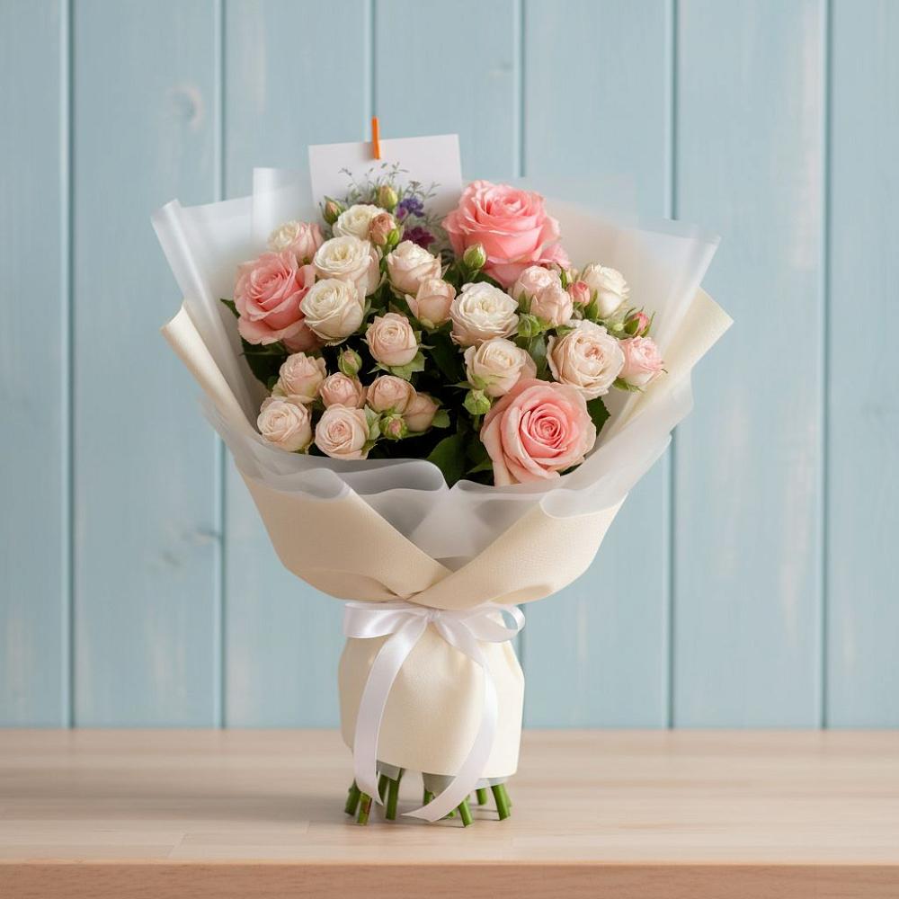 Букет цветов из: Розы в Новощербиновской