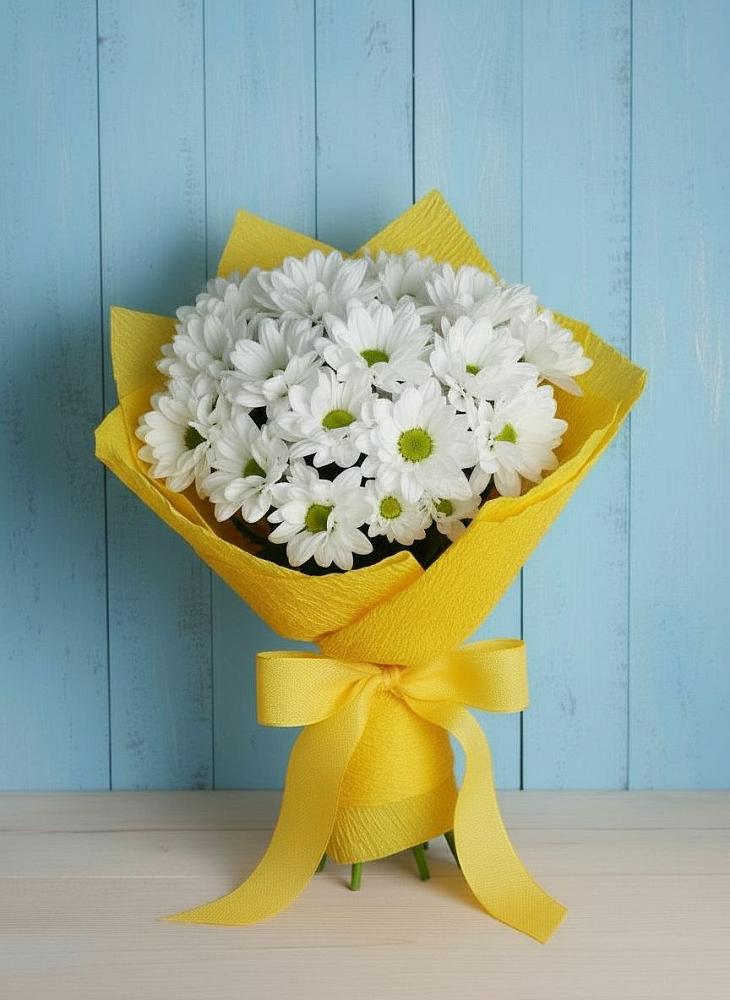 Букет цветов из: Хризантемы в Новощербиновской