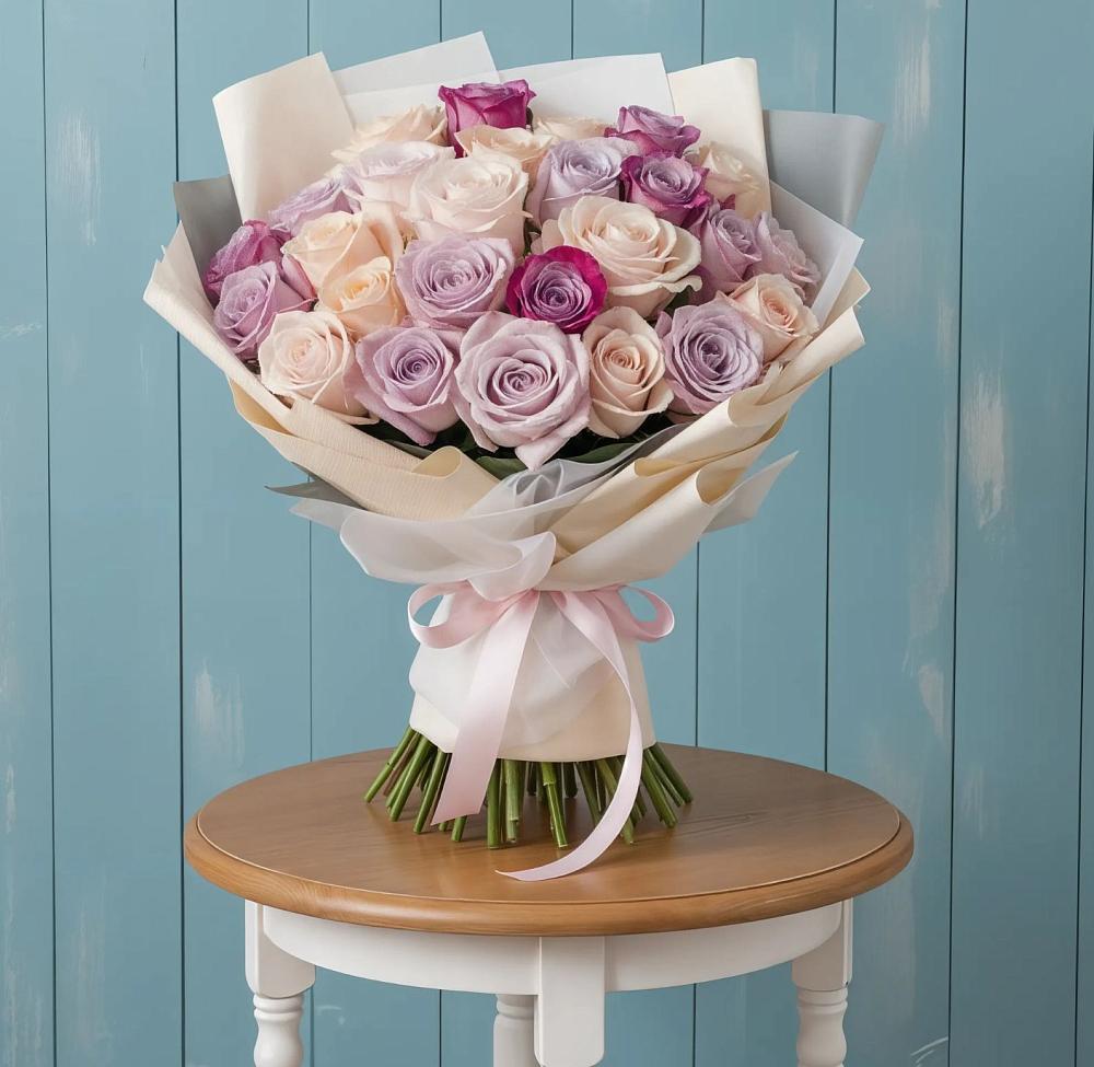 Букет цветов из: Розы в Новощербиновской