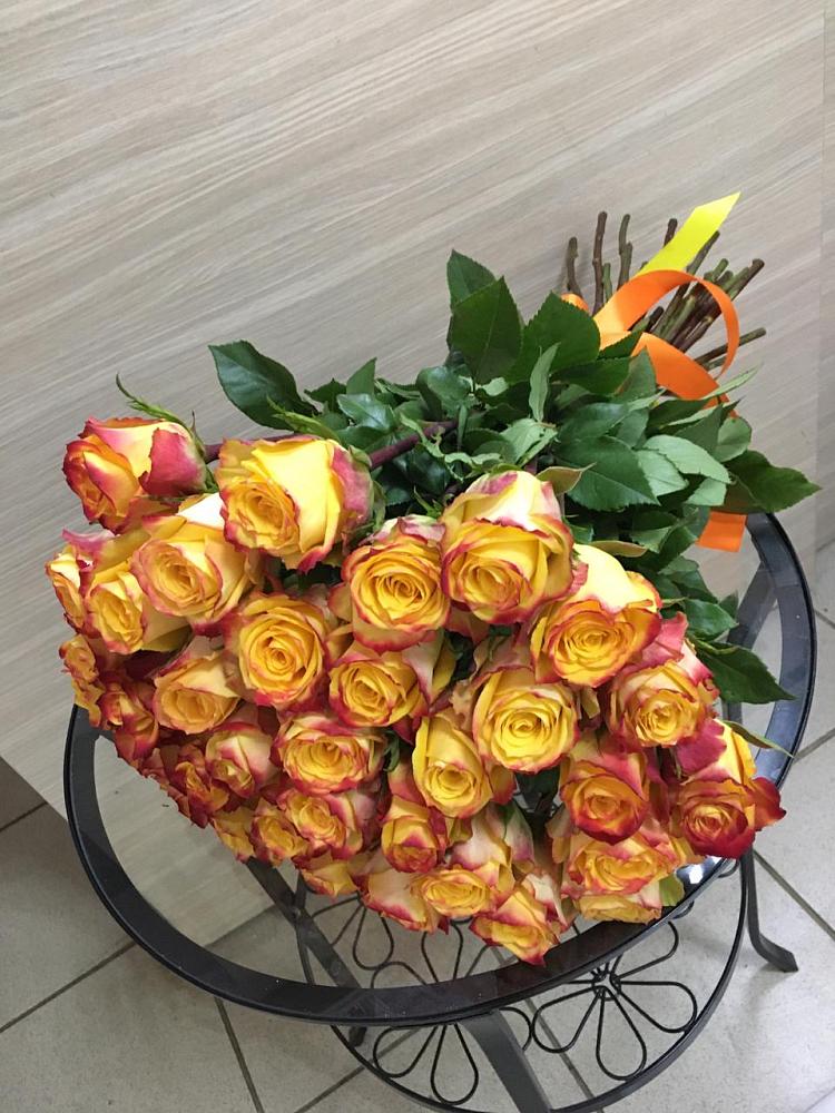 Букет Желтые розы в Новощербиновской