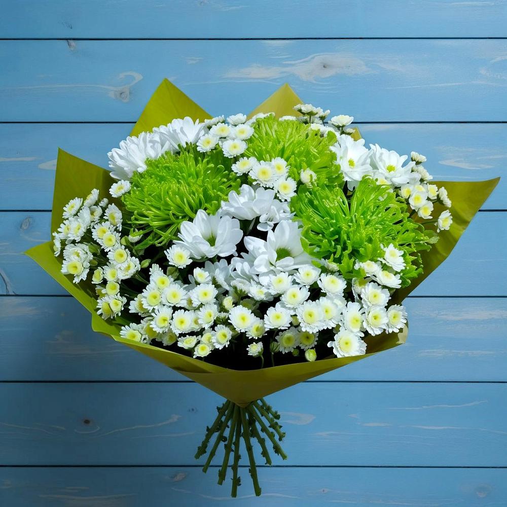 Букет цветов из: Хризантемы в Новощербиновской