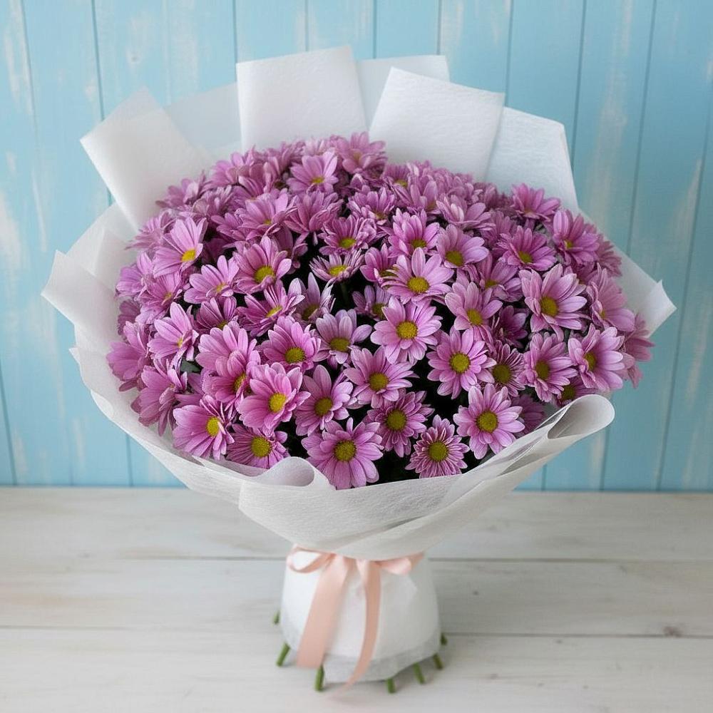 Букет цветов из: Хризантемы в Новощербиновской