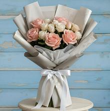 Букет цветов из:  Розы в Новощербиновской