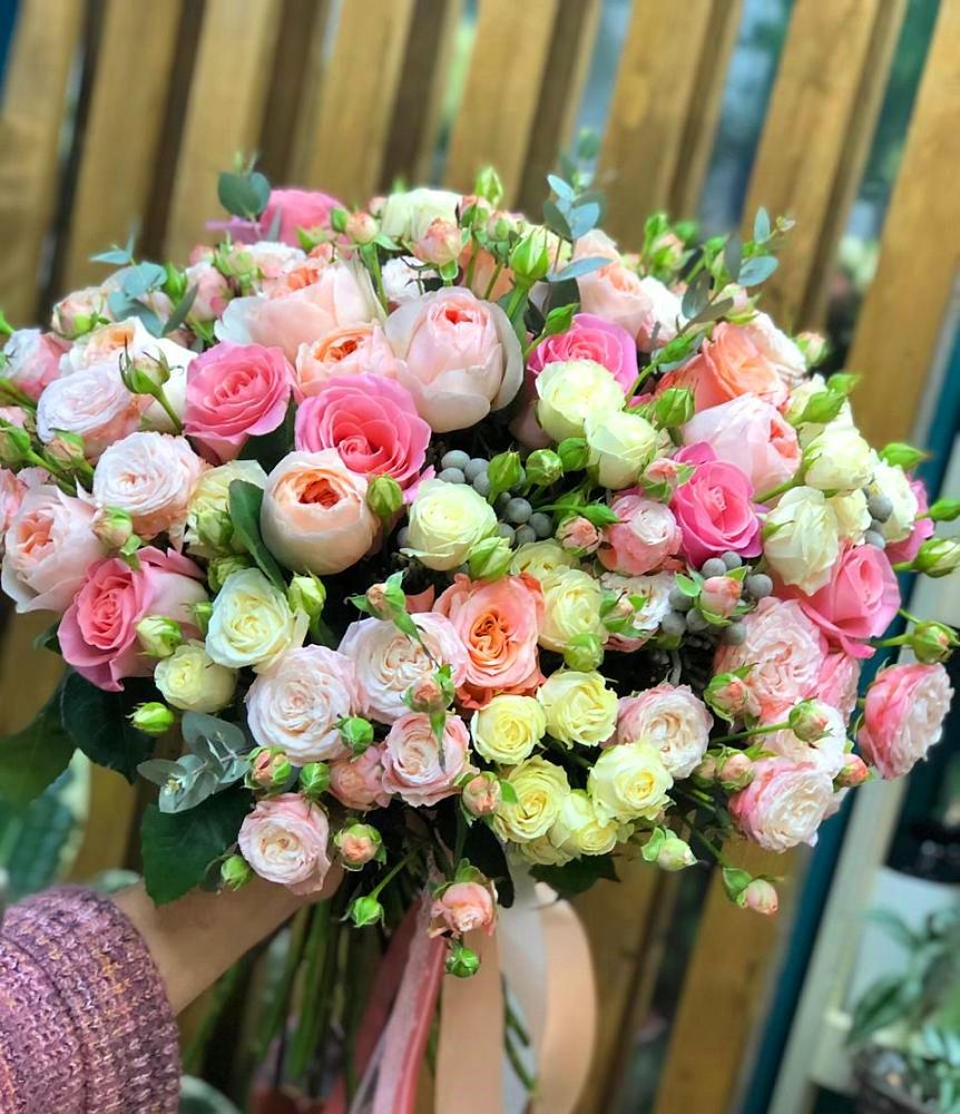 Букет цветов из: Розы в Новощербиновской