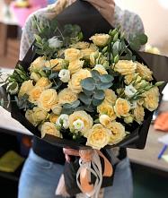 Букет цветов из:  Розы и Лизиантусы #REPLACE_PRED# Новощербиновской