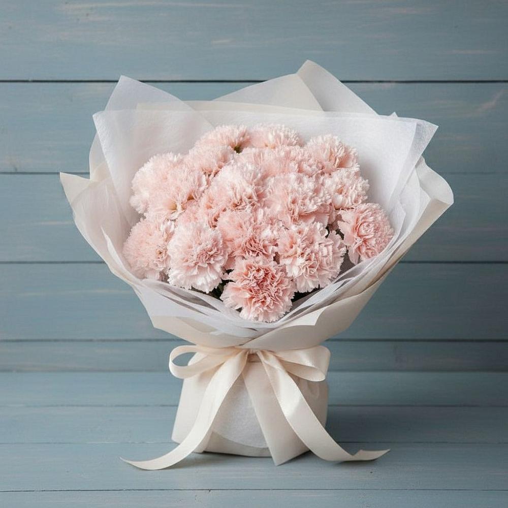 Букет цветов из: Гвоздики в Новощербиновской