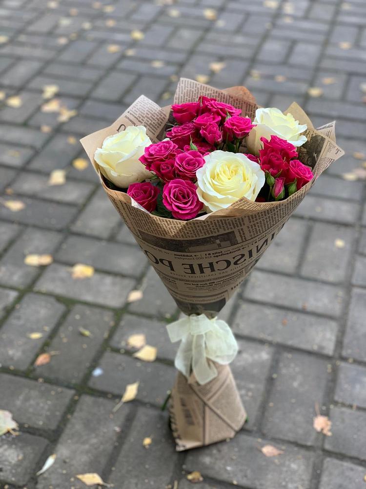 Букет цветов из: Розы в Новощербиновской