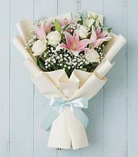 Букет цветов из:  Лилии в Новощербиновской