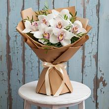 Букет цветов из:  Орхидеи и Розы в Новощербиновской